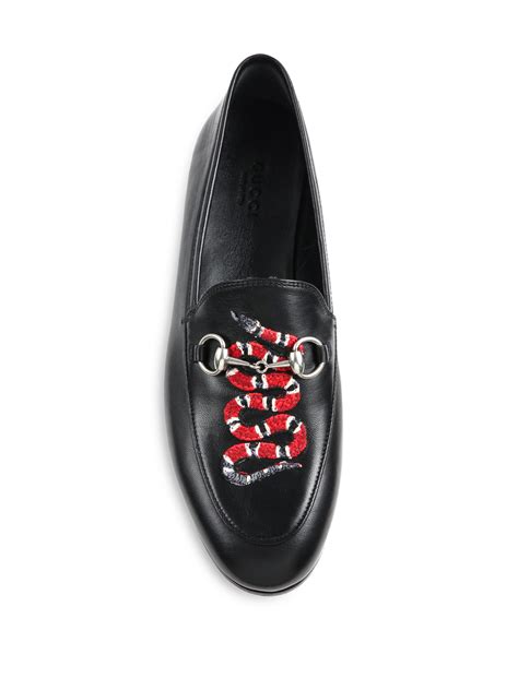 gucci brixton snake loafer|gucci brixton loafers.